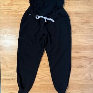 Figs Black Jogger Pants